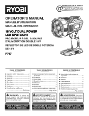 Ryobi P717 Manual 1