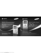Samsung YH 920 Napster Instructions