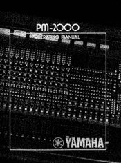 Yamaha PM-2000 Owner's Manual (image)