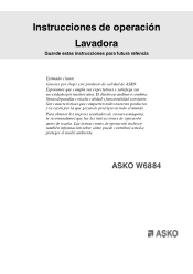 Asko W6884 User manual W6884 Use & Care Guide ES (Spanish UCG 2+1 Warranty)