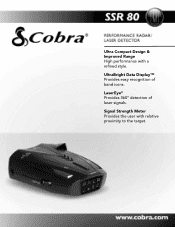 Cobra SSR 80 SSR 80 Features & Specs