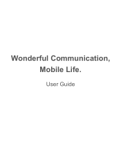 Huawei U7520 User Manual