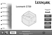 Lexmark C720 Online Information