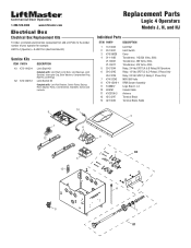 LiftMaster HJ J Logic 4-Repair Parts Manual