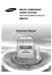 Samsung MM-ZB7 Instruction Manual
