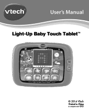 Vtech Light-Up Baby Touch Tablet- Orange User Manual