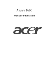 Acer Power FV Aspire T600/Power FV User's Guide FR