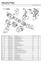 Bosch 17614-01 Parts List