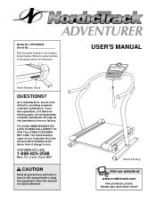 NordicTrack Exp2000 Treadmill English Manual