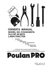 Poulan CO24H48STA User Manual