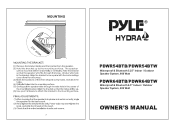Pyle PDWR64BTB Instruction Manual