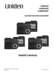 Uniden CAM945GT Owners Manual