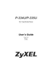 ZyXEL P-335WT User Guide