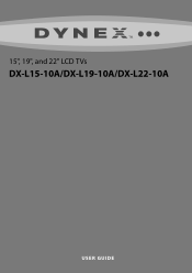 Dynex DX-L15-10A User Manual (English)