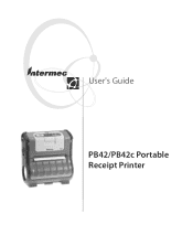 Intermec PB42 PB42/PB42c Portable Receipt Printer User's Guide