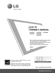 LG 47LH300C Owners Manual