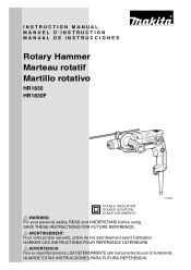 Makita HR1830F Owners Manual