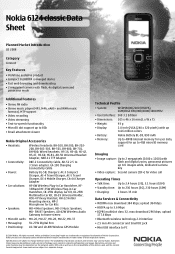 Nokia 6124 classic Brochure