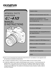 Olympus E410 EVOLT E-410 Manuel d'instructions (Français)