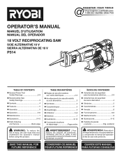 Ryobi P884 Operation Manual 2
