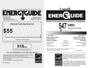 Whirlpool WRF736SDAW Energy Guide