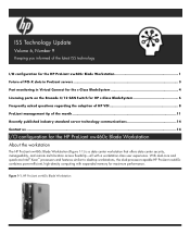 HP BL465c ISS Technology Update, Volume 6 Number 9 - Newsletter