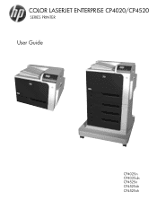 HP Color LaserJet Enterprise CP4525 HP Color LaserJet Enterprise CP4020/CP4520 Series Printer - User Guide