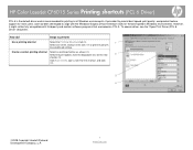 HP CP6015x HP Color LaserJet CP6015 Series - Job Aid - Printing Shortcuts (PCL 6 Driver)