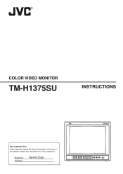 JVC TM-H1375SU TM-H1375SU  monitor instruction manual (269KB)