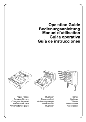Kyocera FS 3830N PF-60/DU-61/SO-60 Operation Guide