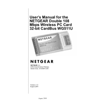Netgear WG511U WG511U User Manual