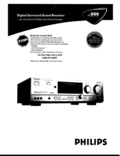 Philips FR999 User manual