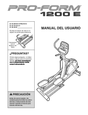 ProForm 1200 E Elliptical Gesp Manual