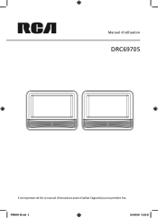 RCA DRC69705 DRC69705 Product Manual-French