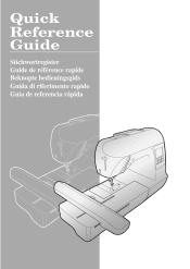 Brother International PE-750D Quick Setup Guide - English
