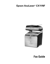 Epson AcuLaser CX11NF Fax Guide