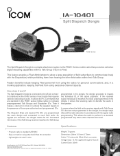Icom F5061D / F6061D Split Dispatch Dongle