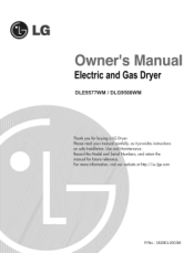 LG DLG9588SM Owners Manual