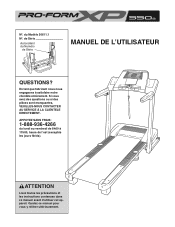 ProForm Xp 550s Treadmill Canadian French Manual