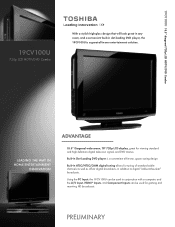 Toshiba 19CV100U Brochure