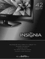Insignia NS-42E470A13 Information Brochure (English)