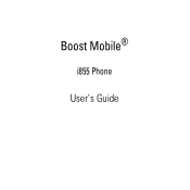 Motorola i855 User Guide