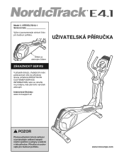 NordicTrack E4.1 Elliptical Czechoslovakian Manual