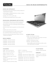 Viking VDD5300 Two-Page Specifications Sheet