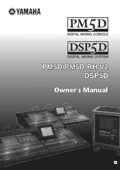 Yamaha DSP5D Owner's Manual