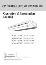 Haier AC282AFEAA User Manual