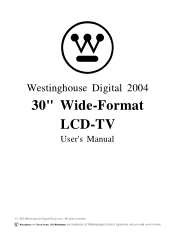 Westinghouse W33001 User Manual