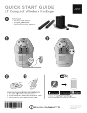 Bose L1 Compact English Quick Start Guide