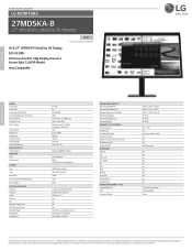 LG 27MD5KA-B Owners Manual - English