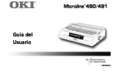 Oki ML490n Gu쟠del Usuario ML490/491 (Spanish User's Guide)